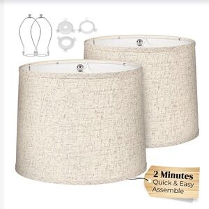 Lampshades-Natural Beige (Set of 2)